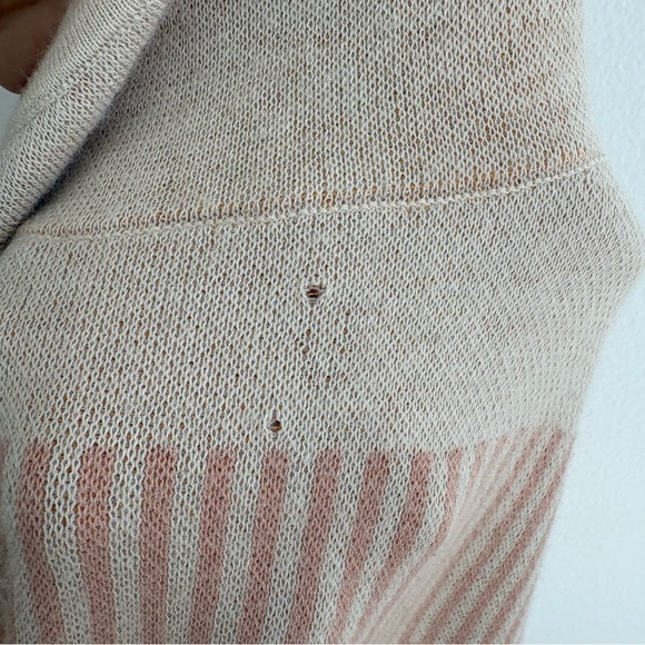 Title Nine  Barra Tunic Sweater Merino Wool Blend Pink Fair Isle Nordic Travel - Picture 13 of 13